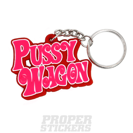 PUSSY WAGON - Brelok gumowy PVC
